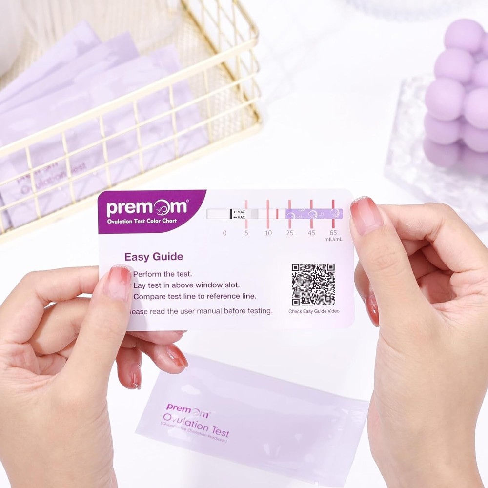 Premom Quantitative Ovulation Test Strips, Ovulation Predictor Kit with Smart...
