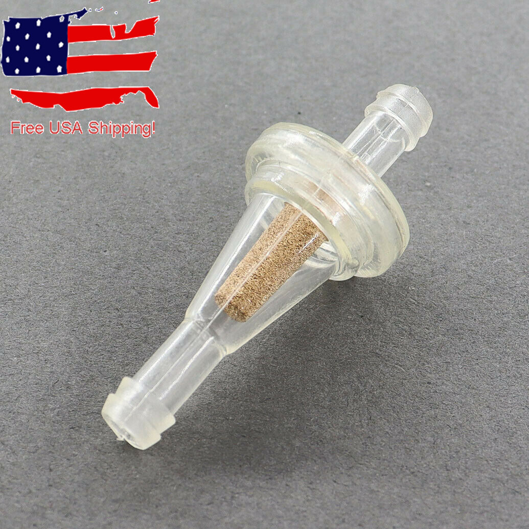 10x Snowmobile 1/4" Motorcycle Inline Gas Fuel Filter for Dirt Bike ATV UTV US