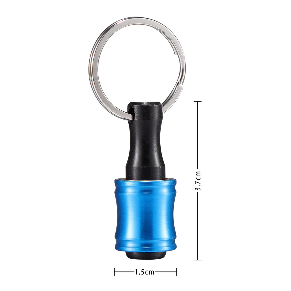 7Pcs 1/4" Hex Shank Quick Release Keychain Screwdriver Drill Bit Holder Bits Set