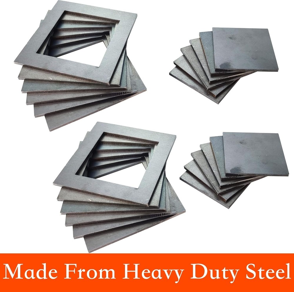 Square Steel Plate Practice Set