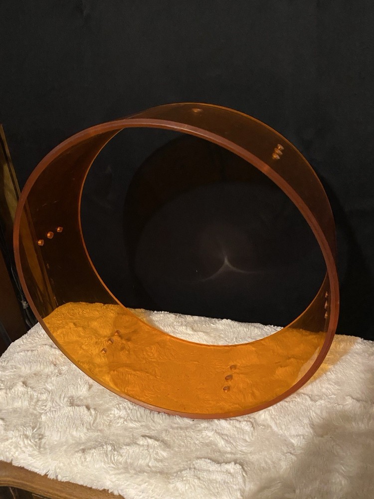 Single Acrylic, Vintage ￼Drum Shell “ 13x5