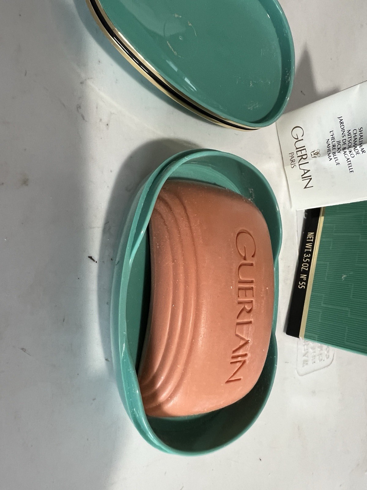 Shalimar Guerlain Paris Perfumed Soap-Savon De Toilelette WT 3.5 OZ. No 55 RARE