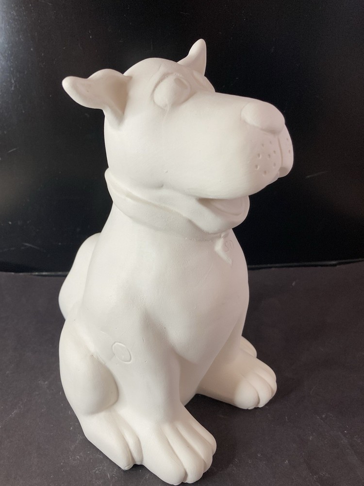 Scooby 8” Tall Ceramic Bisque Ready to Paint