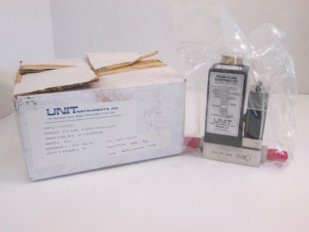 Unit UFC-1020 Mass Flow Controller MFC, H2, 10 SLM, New