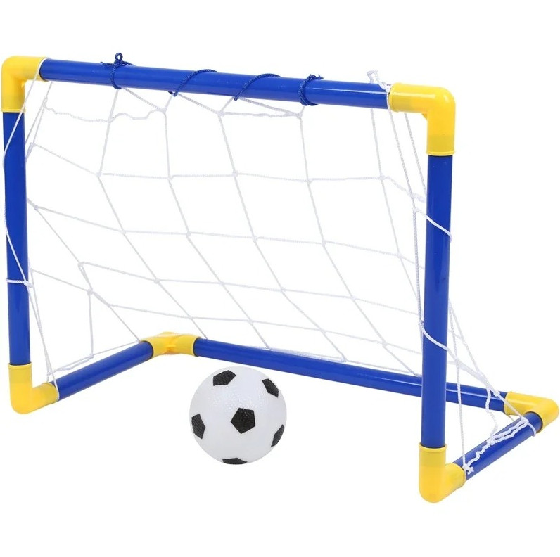 Mini Folding Soccer Goal Net Set with Ball & Pump Kids Indoor Outdoor Toy