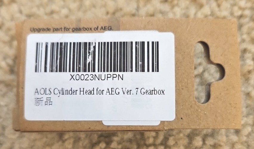 AOLS Cylinder Head for AEG Version 7 Gearbox