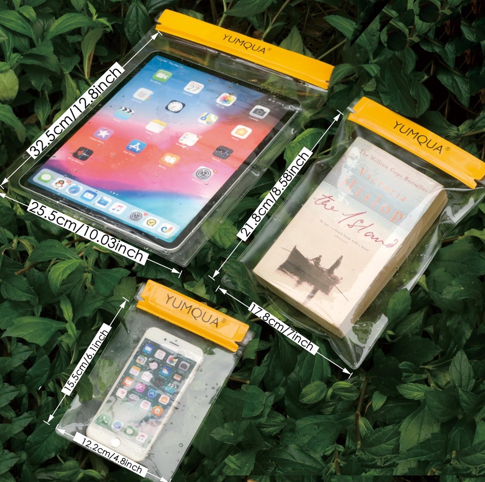 Waterproof Bags Large Size Clear Watertight Pouch Holder For Document Map Camera