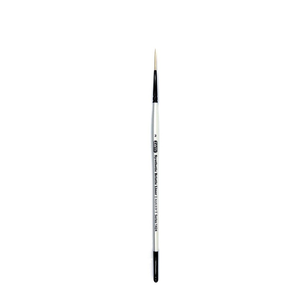 1424 White Bristle Synthetic Long Liner