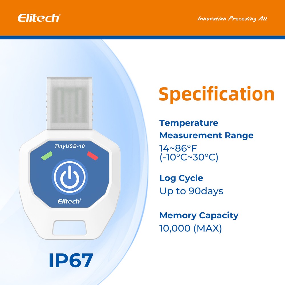 Elitech Temperature Humidity Data Logger WiFi Remote Recorder Cloud RCW-800W-THE