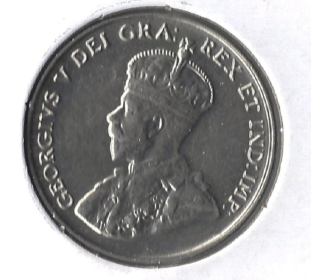 Coin Canada 5 Cents 1936 KM29