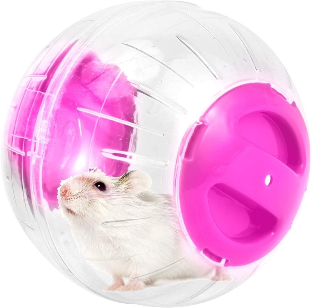 Cute 4.72-Inch Hamster Crystal Ball - Interactive Exercise Wheel for Tiny Breeds