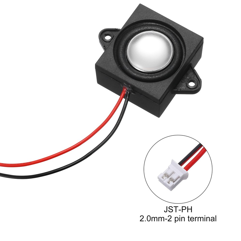 6Pcs Speaker 3 Watt 4 Ohm Mini Speaker Micro Speaker with JST-PH2.0 Interface