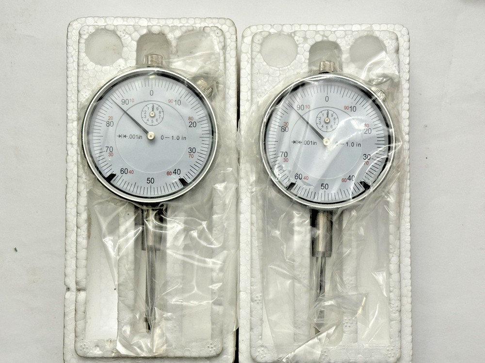 Precision UNBRANDED 0-1" Range, 0-100 DIAL test Indicator .001" Graduation - NOS