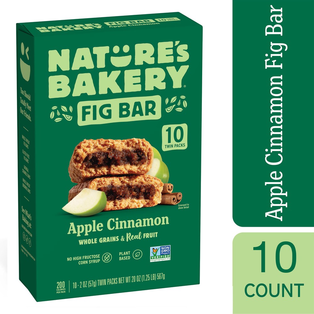 Apple Cinnamon Fig Bars Snack