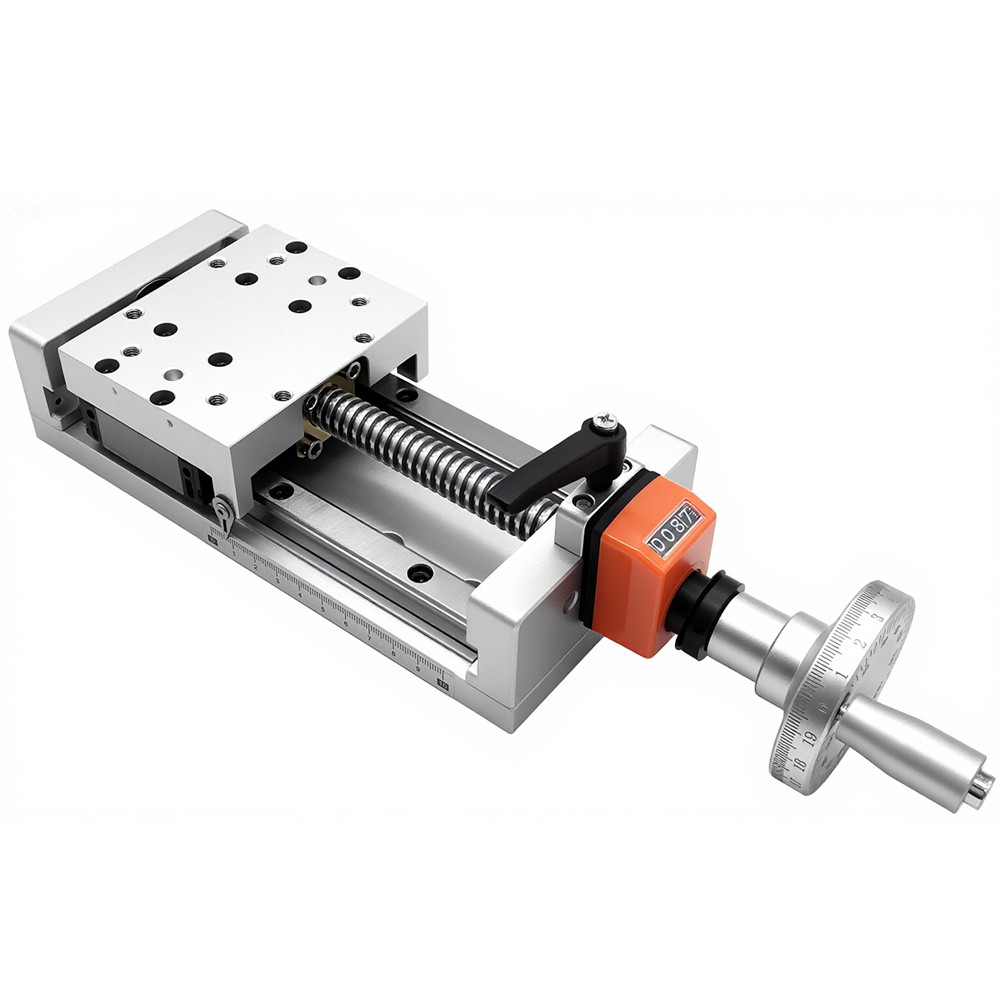 Linear Sliding Table Module T-shaped Screw Self-locking Digital Display XY Axis