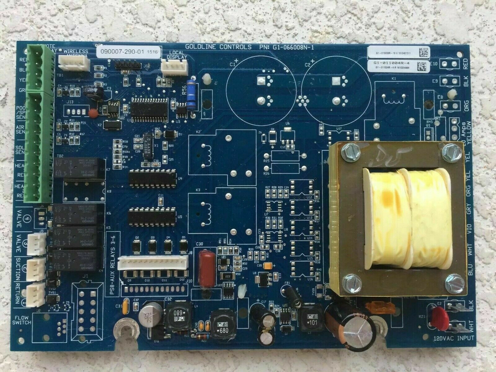 Bad Time clock? REPAIR SERVICE for YOUR bad HAYWARD ECOMMAND 4, GLX-PCB-HPC-4