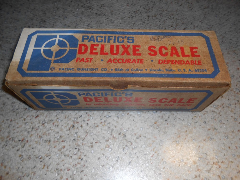 VINTAGE PACIFIC RELOADING POWDER MEASURE Scale