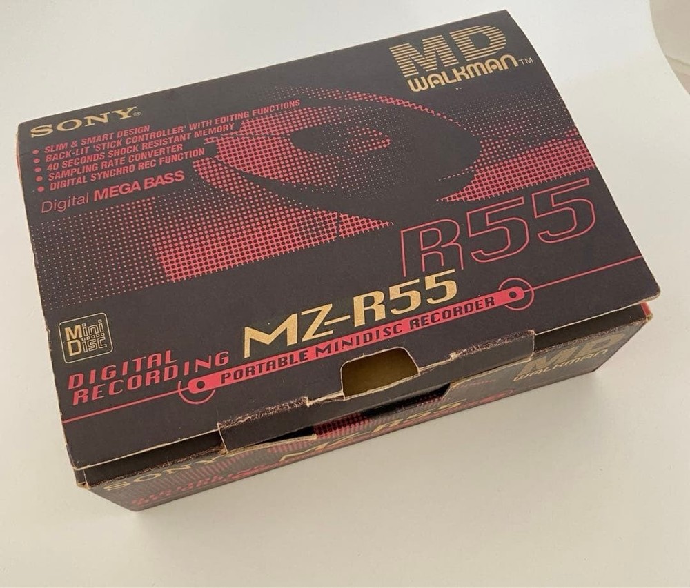 SONY MZ-R55 Silver MD MiniDisc Player Walkman