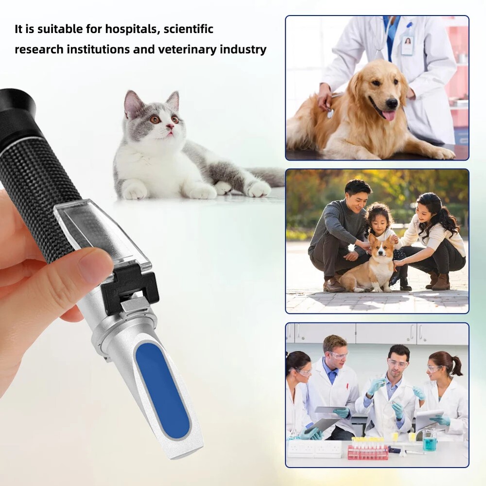 Urine Refractometer Pet Protein Hemoglobin Specific Gravity Meter Tools ATC New