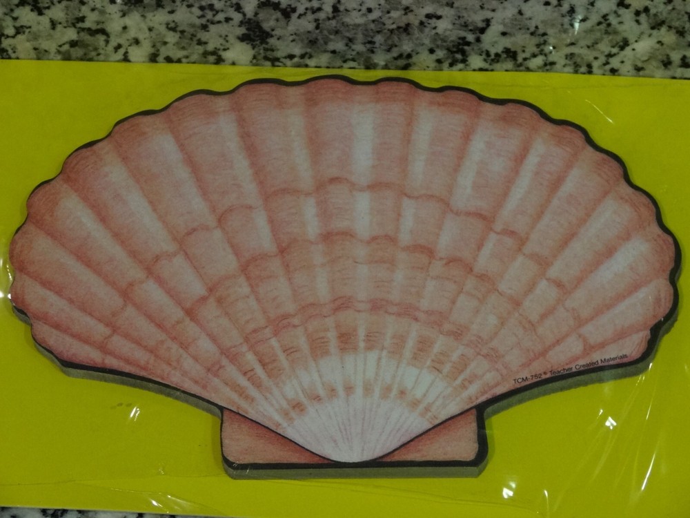 Teacher Created Materials 3 Different Note Pads-Birthday Cake, Seashell, & Bus