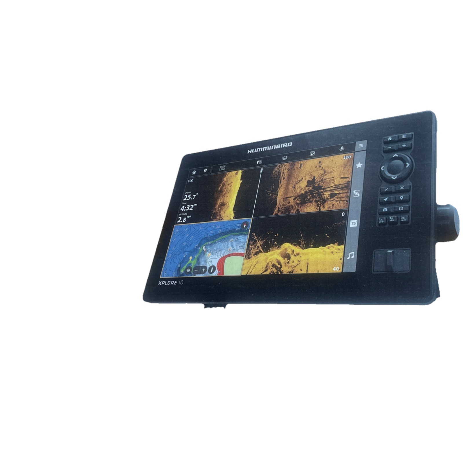 Humminbird XPLORE 10 MEGA Imaging CHIRP Sonar GPS Bluetooth Control Head Only