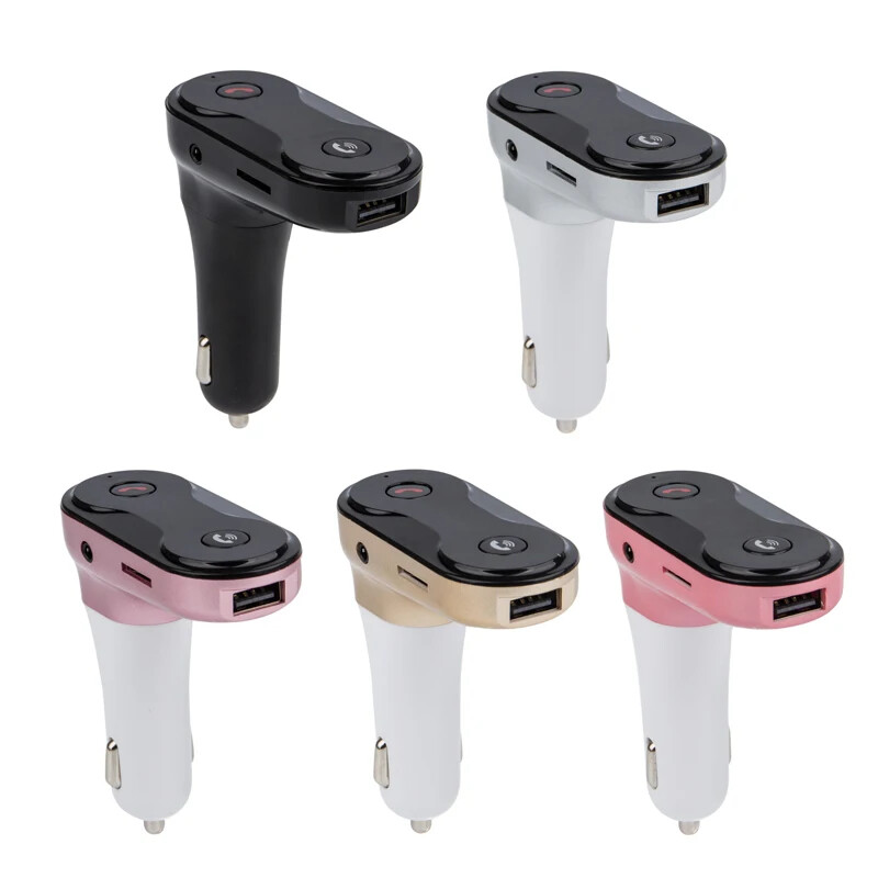 Car Audio Wireless Bluetooth FM Transmitter MP3 Player USB Car Charger Adapter
