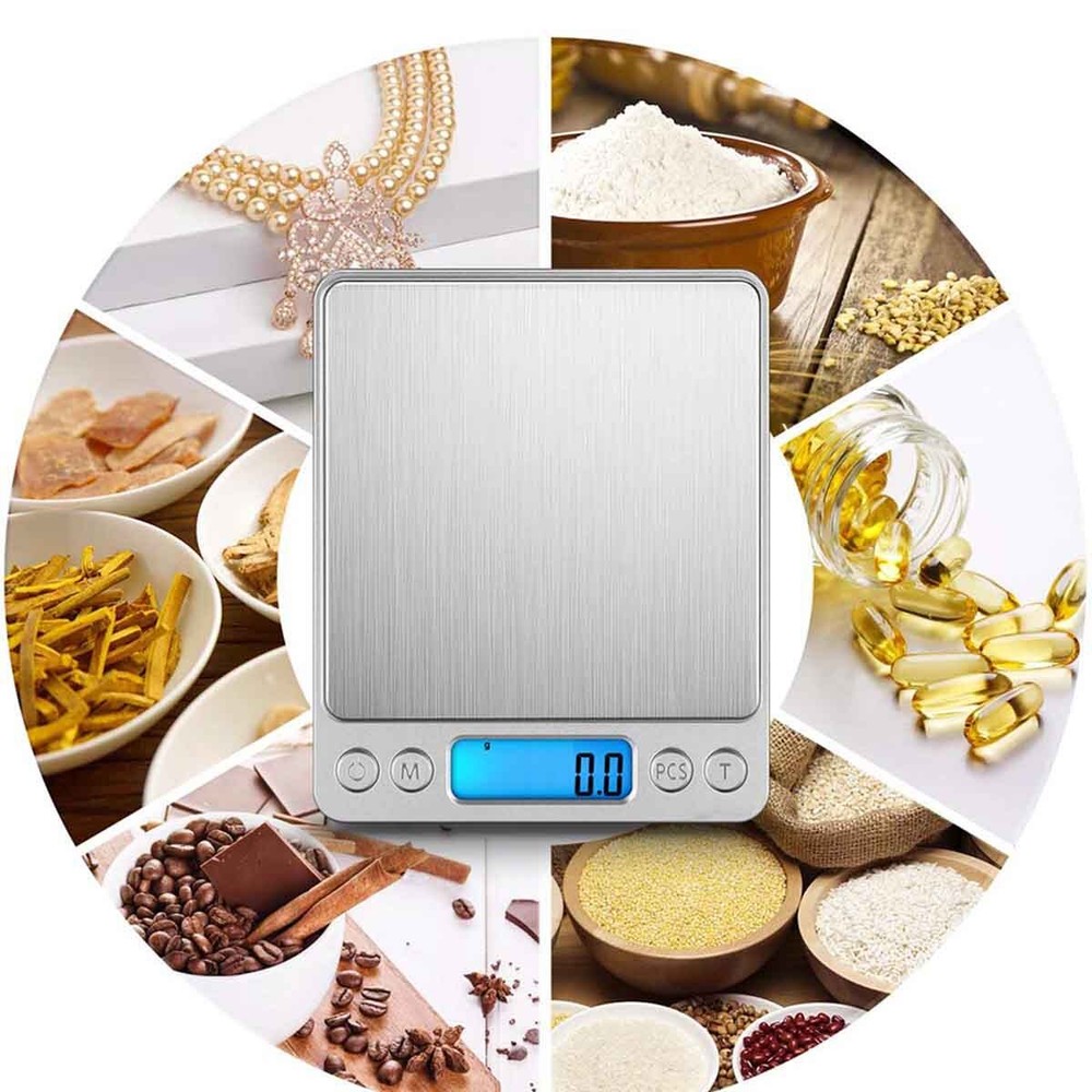 3000x0.1g Food Scale Digital Kitchen Scale 0.1g Precise electronic scale