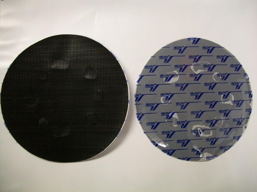 Norton 5", 5 & 8 Hole Conversion Pad, PSA to Hook & Loop Sanding Disc, 2 Discs