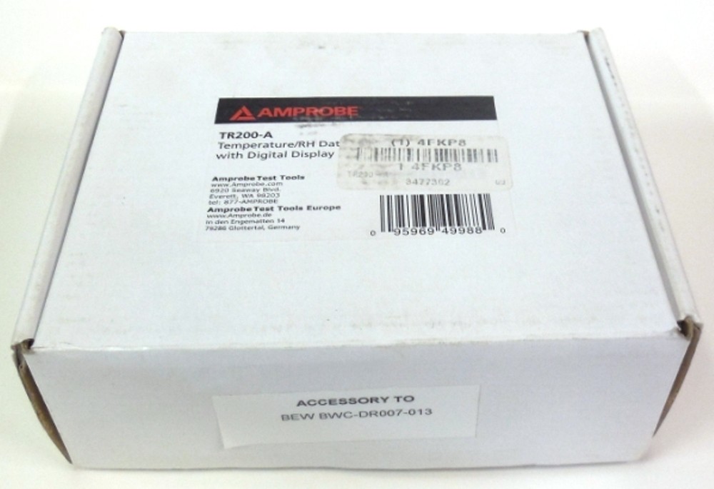 AMPROBE, DATA LOGGER, TEMPERATURE AND HUMIDITY TR200-A, NIB