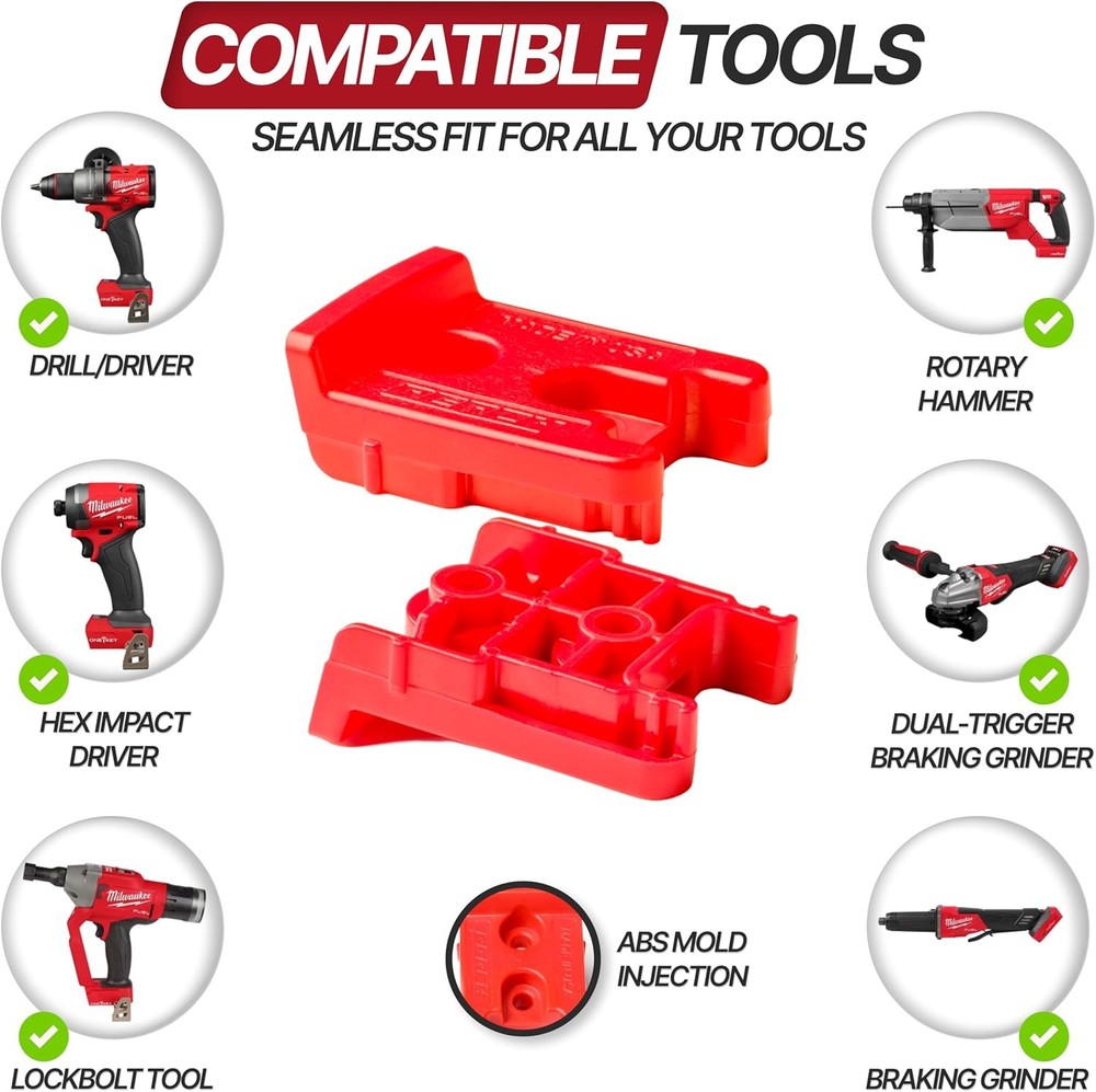 Tool Holder for M18 18V Cordless Drill Organizer Wall Mount 9 Pack