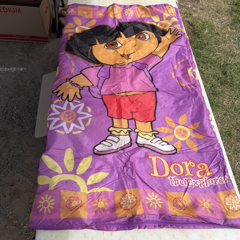 Vintage Dora The Explorer Sleeping Bag Throw Blanket Comforter Viacom