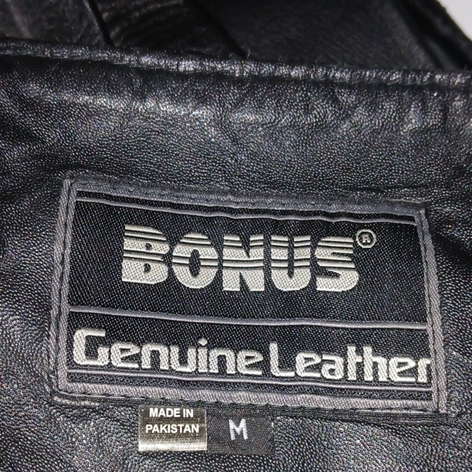 Black Leather Vest and Chaps Size Medium
