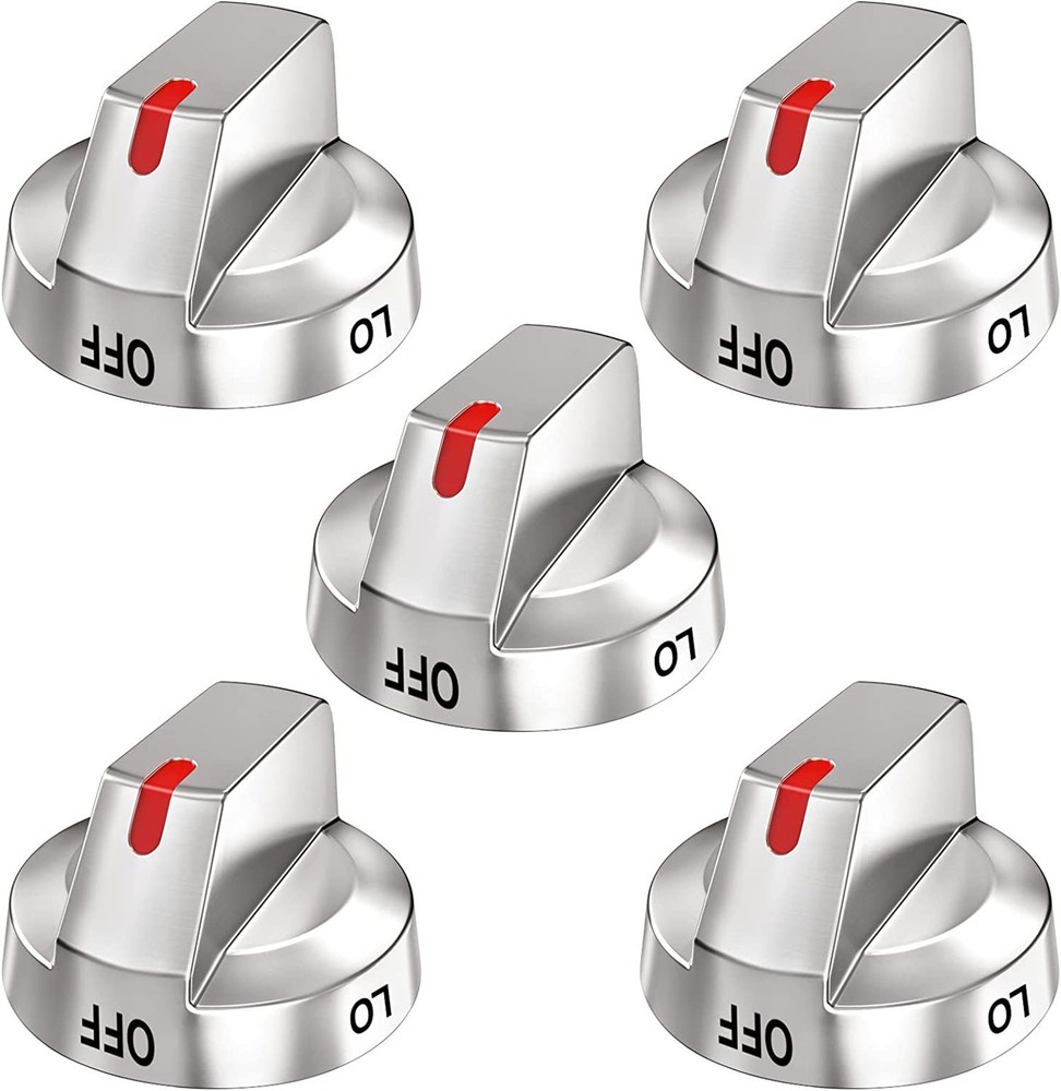 Samsung NX58H5650WS/AA-00 Oven Range Burner Knobs (5 Pack)