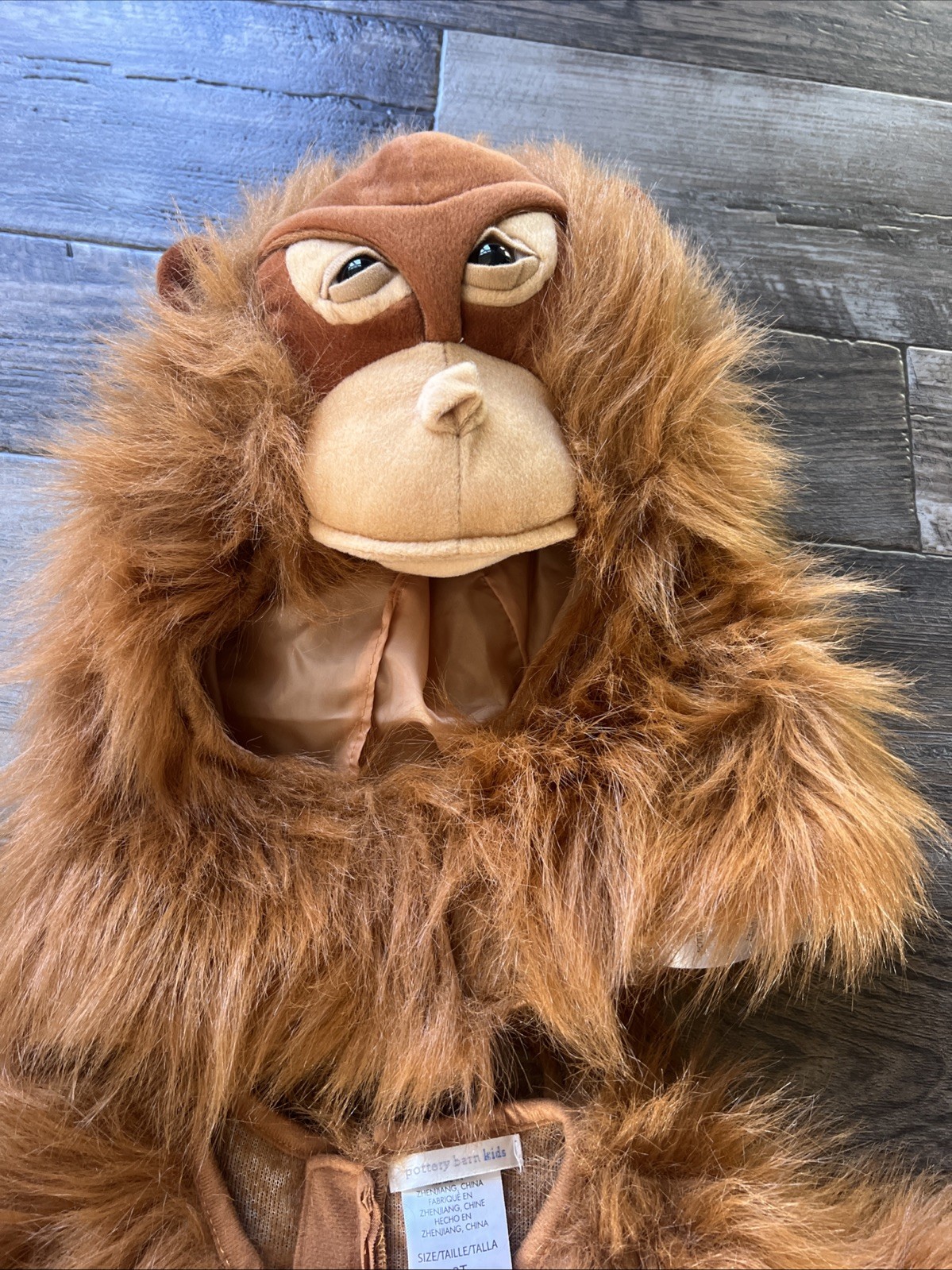 Pottery Barn Kids Orangutan Halloween Costume Size 3t NWT