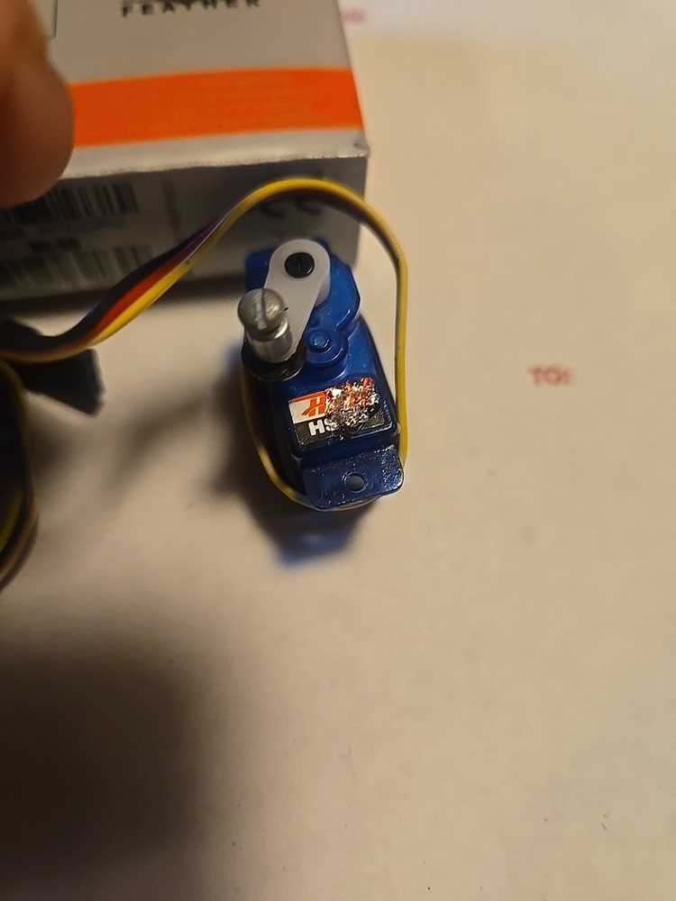 Hitec HS-55 Feather Micro Remote Control Airplane Servo, & Extras