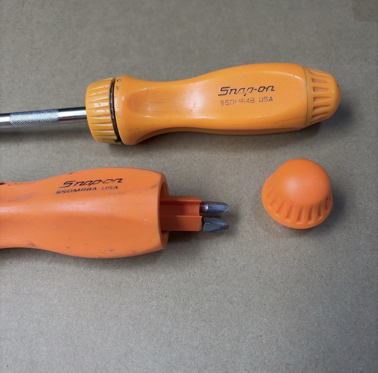 Snap-On SSDMR4B Ratcheting Screwdriver Bit Holder (3D Printed) - Holds 6 bits