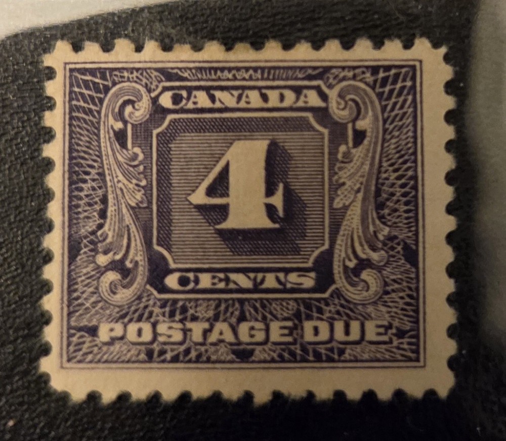 Canada Stamp Postage Due #J8 - First Postage Due Issue (1928) 4¢