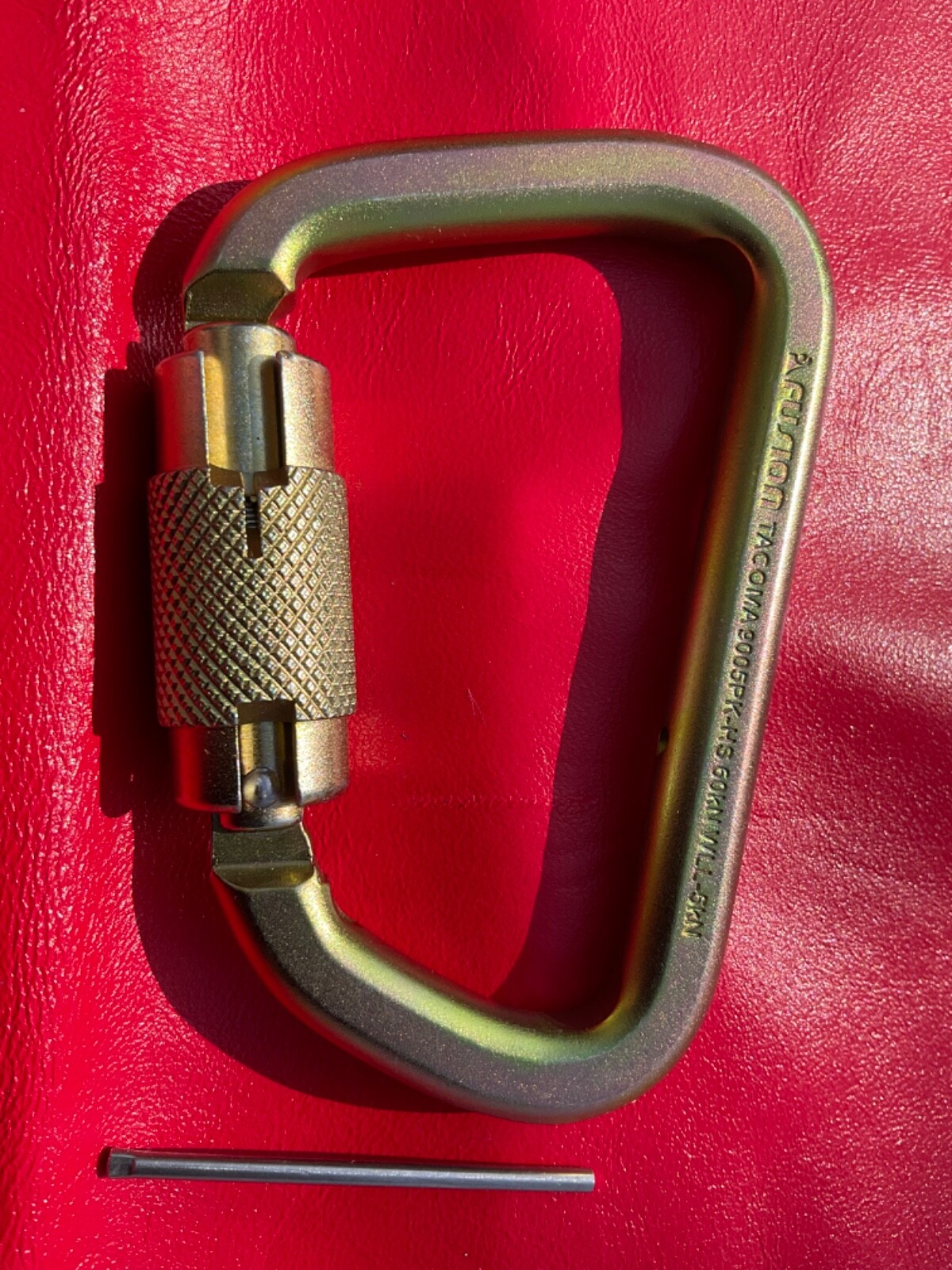 10 Pack Fusion Tacoma Carabiner Extra Duty 60kN - 13400Lb HIGH STRENGTH