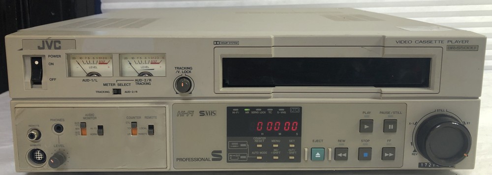 JVC Model BR-S500U Super VCR Player Editing Deck