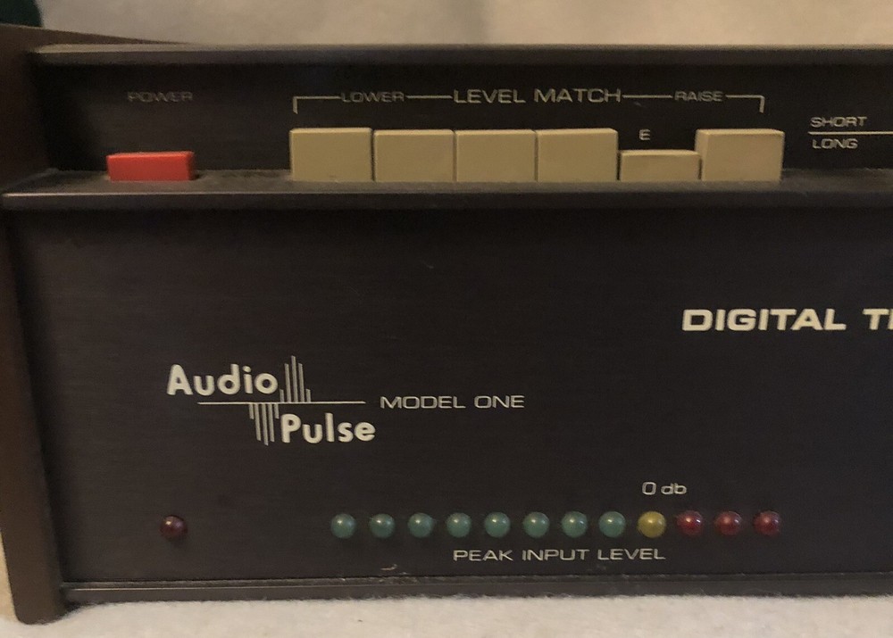 Original Collectible 1976 Model One Audio Pulse Digital Time Delay System