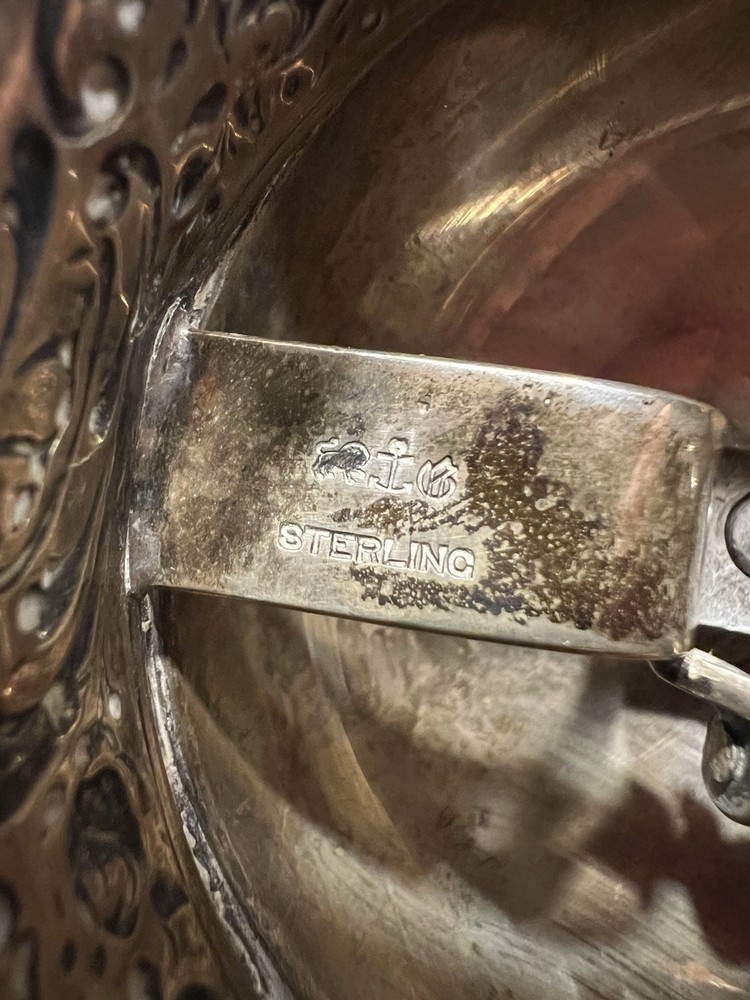 Antique Sterling Silver Desk/ Table /Counter Bell. Solid. Monogrammed. RARE!