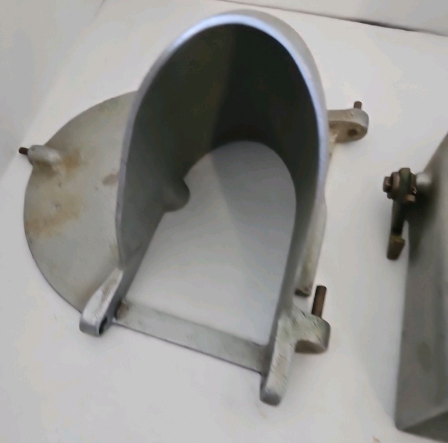 Vtg Pelican Head Mixer Attachment Shredder Grater Slicer Housing Hood