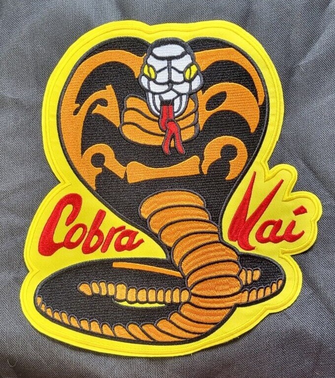 Cobra Kai Uniform Patch Set (2) Karate Kid Jacket & Chest Logo