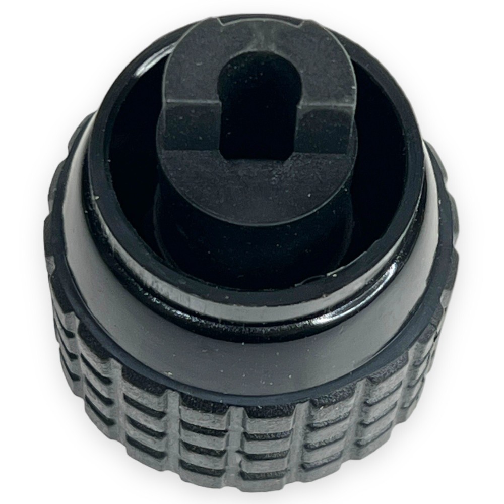 Rotary Handle ø 45mm Shaft ø 8x6.5mm Black for FAEMA, E64, E66, E98, E98 COMPACT