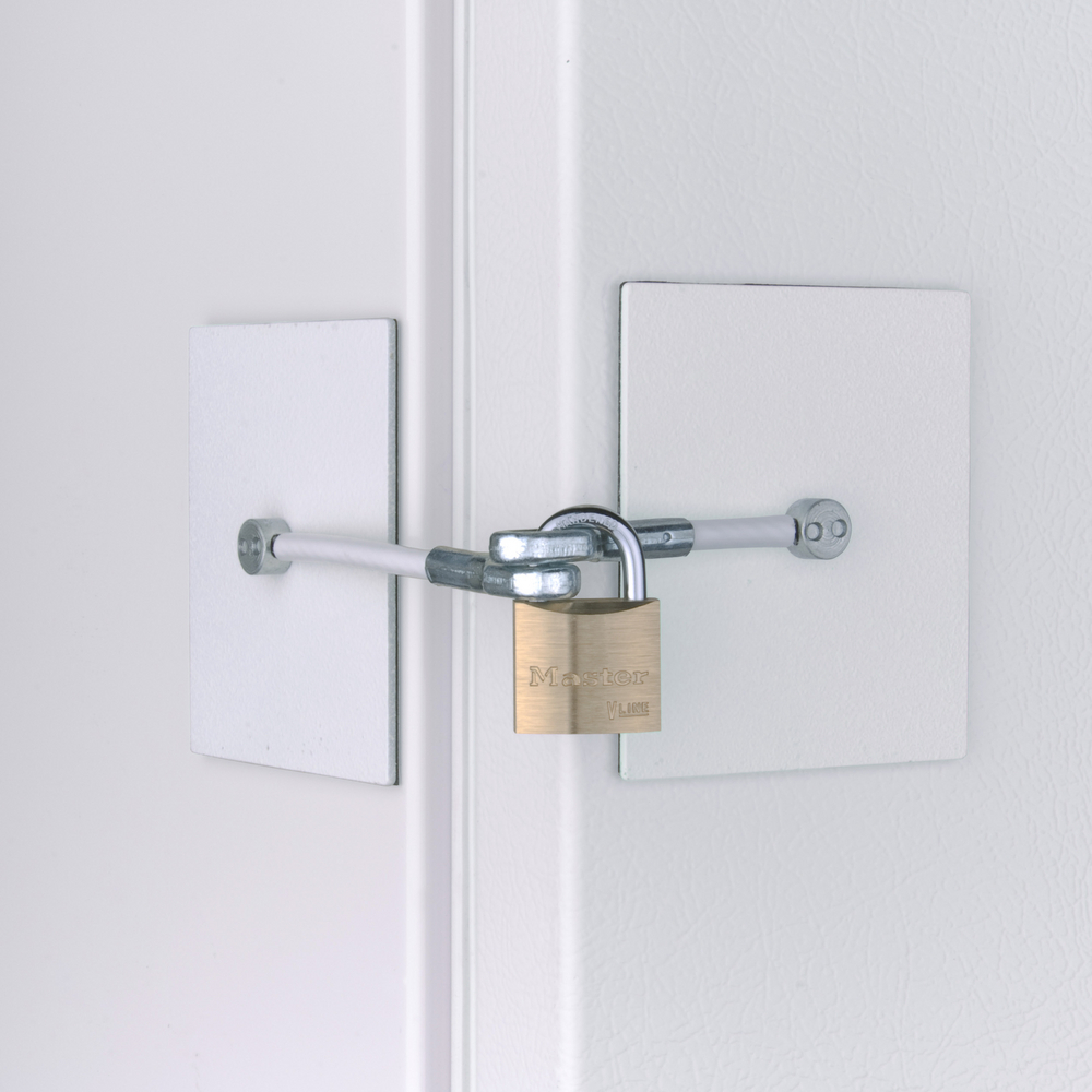 Marinelock White Chest Freezer Lock with Padlock