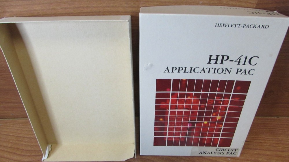 Vintage HP-41C Application PAC Circuit Analysis PAC Box only No modules