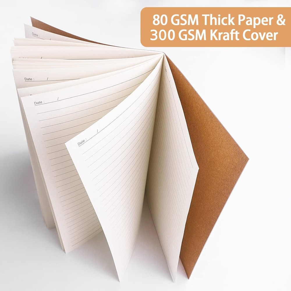 A5 Lined Kraft posit Notebooks Bulk Colle Ruled with