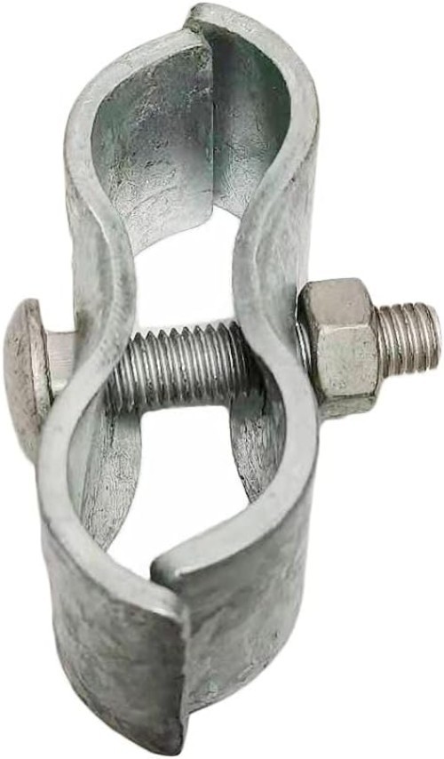 8 Rust-Proof Chain Link Fence Panel Clamps for 1-3/8" Rails - Durable Solution