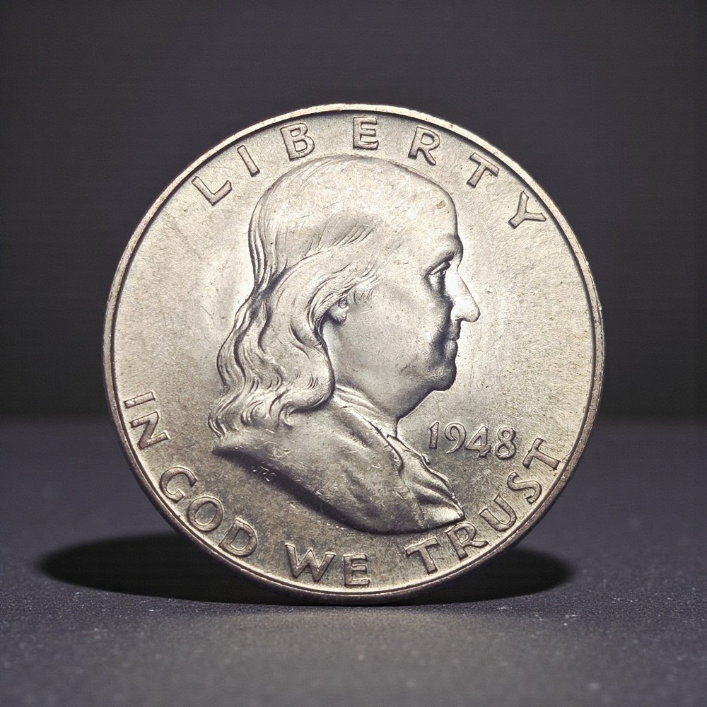 1948-P Franklin Half Dollar 90% Silver