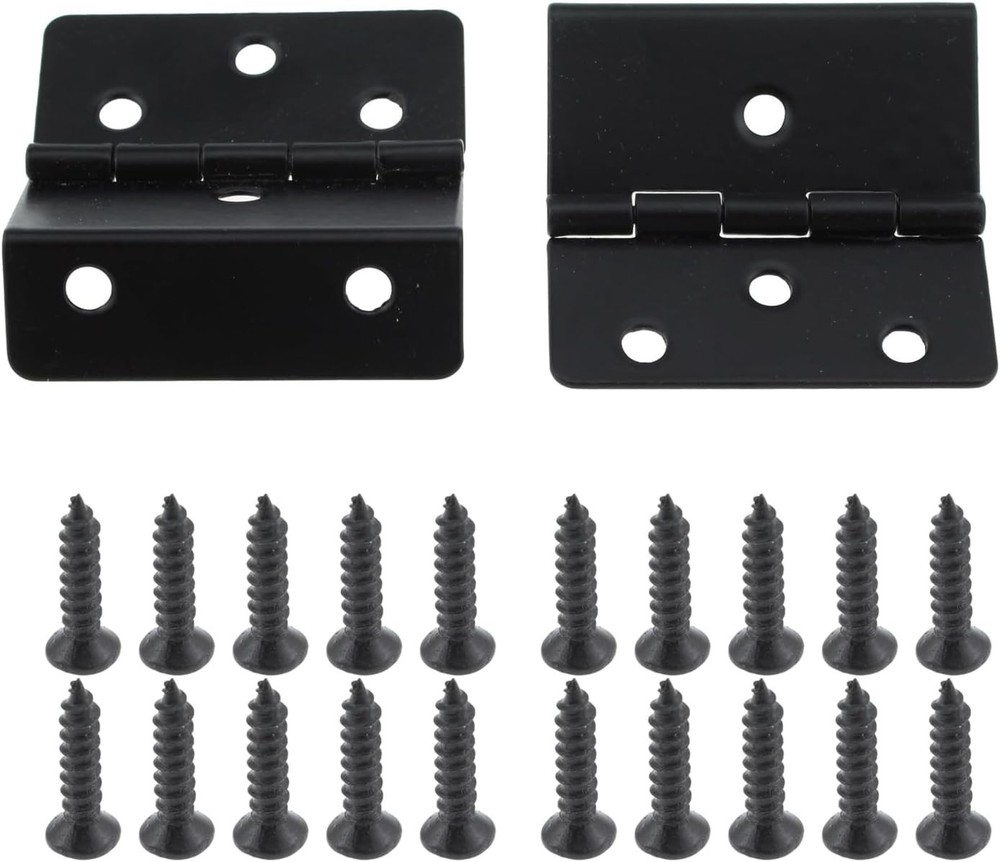 Three Fold Retro Hinge 4PCS 43mm Black Antique Decorative Box Hing